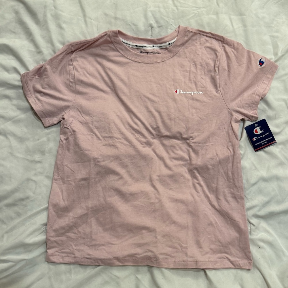 PINK CHAMPION T-SHIRT
